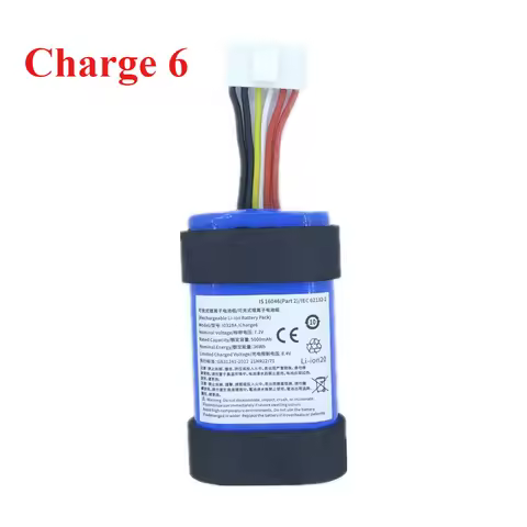 New Charge6 Battery For JBL Charge 6 Speaker Batteries I0328A 5000mAh