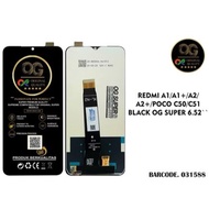 LCD TOUCHSCREEN REDMI A1/A1 PLUS/A2/A2 PLUS /poco C50/C51 ORIGINAL OG SUPER GUARANTEED QUALITY ORIGI
