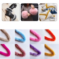 80cm Faux fox fur Furry Fluffy Trim Trimming For Sweater Coat Hood Hat DIY Fluffy Garment Materials
