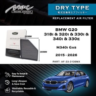 BMW G20 318i & 320i & 330i & 340i & 330e M340i 2015-2026 33-3136MX Max Racing Dry Type Air Filter