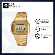 Casio Mens Vintage A168WG-9W Gold tone Digital Watch (watch for man / jam tangan lelaki / Casio watc