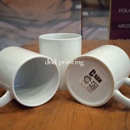 Mug polos coating/sablon import