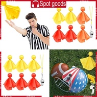 WIN 6pcs Referee Gear Penalty Flags for Soccer Ref Umpire Coaches Referee Flags Challenge Flags Part