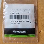 ประเก็นปากท่อKLX250DTX250NinjaZX-10RR(11060-1203)เปลี่ยน(11061-1387)ราคาต่อชิ้น