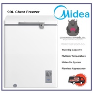Midea MDRC152FZG01-SG 99L Chest Freezer