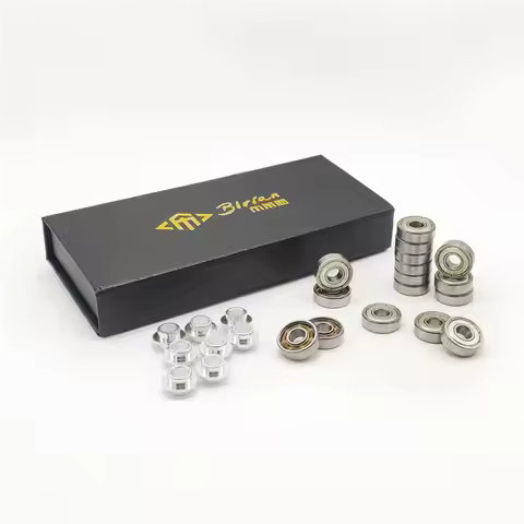 Speed Skate Bearing Original Blrian Inline Skate Bearings White Ceramic Bearing 16 pieces 8 Spacers 