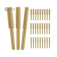 30Pcs  Chainsaw Sharpener 3 Size Chainsaw Sharpener Bits, For Chain Saw, (5/32inch, 3/16inch, 7/32in