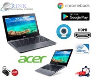 ( Acer Chromebook 128GB M.2 SATA SSD Support Google Play Store Refurbished ) Acer Chromebook 11 C740