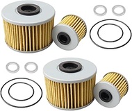 2-PACK Oil Filter with Rubber Ring kit for Honda Pioneer Engine 1000 1000-5 (2016-2022) Replaces 154
