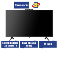 Panasonic 4K UHD Android SMART TV (43 Inch) LED Hexa Chroma Drive HDR10 Chromecast TH-43HX655K