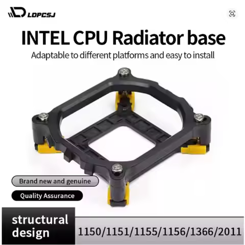 CPU Heatsink Holder LGA 115X 1366 2011 pin Computer FAN Heatsink Clip Base Bracket