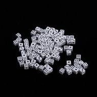 [szxmkj2lp] 100pcs 5mm Six Sided D6 Dice Dies for Table Games  RPG Gaming Gift Collection