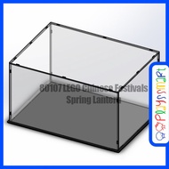 Acrylic Case With Red Base For 80107 LEGO Festivals Spring Lantern