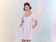 LAYNE LINEN DRESS ROMPERIN LILAC