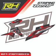Striping Stickers HONDA BEAT 2013 - 2016 060224 IZ 2
