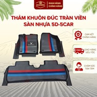 5D-5CAR PLASTIC Floor Edge Casting Mold Mat for VINFAST VF5/ Herio Green, standard form, TPE plastic