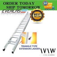 8/ 10 Everlas Extension Ladder Tangga Slide Double Extension Triple Extension Ladder