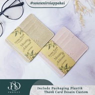 SOUVENIR CARD HOLDER 4 SLOT / SOUVENIR PERNIKAHAN DOMPET KARTU 4 SLOT C2 CD02 SOUVENIR DEPOK
