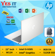 HP Laptop 15-fd0673TU SILVER ( I3-N305 / 8GB RAM D4 / SSD 512GB / 15"INCH / W11H / H24M )