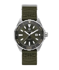 TAG HEUER AQUARACER KHAKI WAY101EFC8222 TEXTILE STRAP ORIGINAL