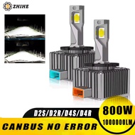 2PCS D1S Led Headlight D3S Canbus Bulbs 1000000LM 32PC CSP D1R D3R Led 800W D Series Conversion Kit 