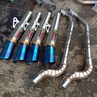 Daeng Sai4 Conical open spec for Ex5 Lagenda Bonus Sym Wave 100 Exhaust Wave 110/125 Kriss SRL Y15ZR