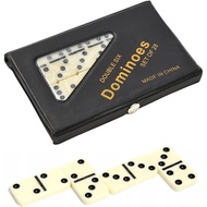 Set Domino untuk Dewasa, Set Domino untuk Dewasa 28 Domino Double Six, Domino Premium dengan Kotak