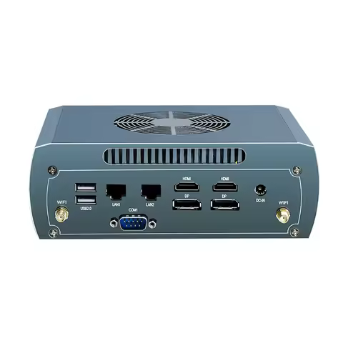 Topton FU03 Mini PC AMD Ry-zen 7 8845HS R5 7640HS 2x2.5G LAN Firewall Router 2xNVME Barebone Industr