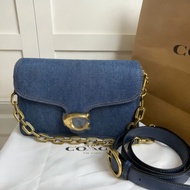 COACH蔻馳女士CHAIN TABBY鏈帶單肩包斜挎包通22手袋 斜孭袋 禮物 bag