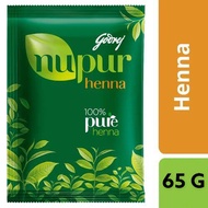 HOT🔥Goorej Nupur Henna 100% Natural ผงเฮนน่า นูเปอร์ ผงย้อมผม เฮนน่า ธรรมชาติ ขนาด 65 กรัม
