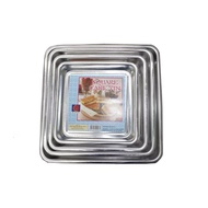 Aluminium Shallow Square Cake Tin ( 7 inch / 8 inch / 9 inch / 10 inch )