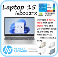 hp - [13代 i5 + MX550獨顯] Laptop 15-fd0012TX 銀色 (i5-1335u/MX550/15.6" FHD IPS) 手提電腦