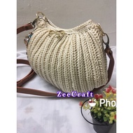 Fluffy bag handmade /bag kait