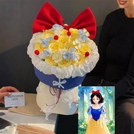 Snow White-style soap rose artificial bouquet, Valentine's Day 520 gift for girlfriend or best frien