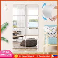 DIY Art Self-Adhesive Wall Decors / 3D Acrylic Square Mirror Stickers / Bathroom Mirror Sticker