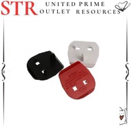 Multi-Colour Plastic Safety Plug Key 2 Pin Converter (3pcs)