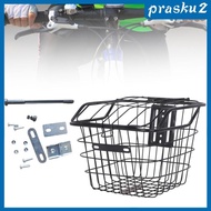[Prasku2] Bike Storage Basket with Cover Cargo Container Generic for Folding Bikes