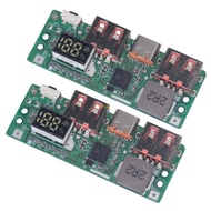 BT 2Pcs IP5356 5V 3A Lithium  Fast Charging Module Digital Display
