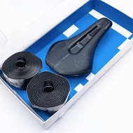 PRO STEALTH Off-road Bike Saddle Gravel Handlebar Tape Set