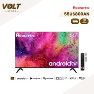 Aconatic LED Android TV 11.0 4K UHD แอลอีดี แอนดรอย ทีวี ขนาด 55 นิ้ว รุ่น 55US800AN เวอร์ชั่นใหม่ (