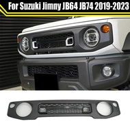 For Suzuki Jimny JB64 JB74 2019-2023 Auto Front Bumper Grille Trim ABS Car Racing Grill Cover Upper 