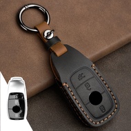 Leather Car Key Case Cover for Mercedes-Benz CLA180 CLS350 GLB GLA GLE GLC GLK GLS ML250 R320 S400 E