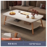 全城熱賣 - 邊幾小茶几沙發邊幾陽臺桌子【雙層暖白120CM】#H038099312