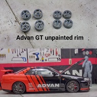 Advan GT resin unpainted rim 1/64