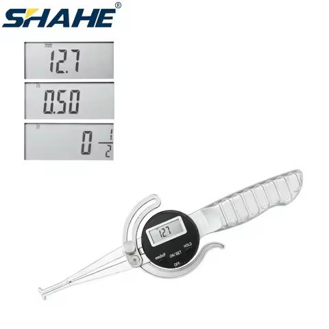 SHAHE Digital Inside Outside Caliper 12.7-165mm Fraction/mm/in Inside Digital Caliper Gauge For Wood