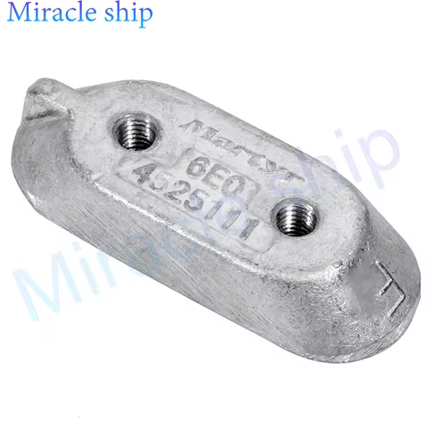 6E0-45251-00 Anode For YAMAHA Outboard Motor 8HP-60HP 2 Stroke 4 Stroke 65W-45251 Powertec Boat Engi