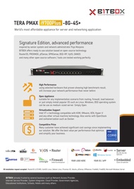 BITBOX Tera PMAX i9700Plus-8G-4S+ Open Network Appliance