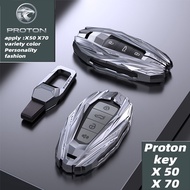 Proton X50 X70 Chrome Reflection Zinc Alloy Car Key Cover Key Fob Case Remote Case Casing x50 key co
