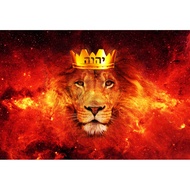 Eternal King (Hebrew) – Silk Printed Worship Flags