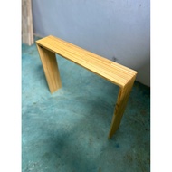 Pine Wood Table Size 13x65x50 Cm.